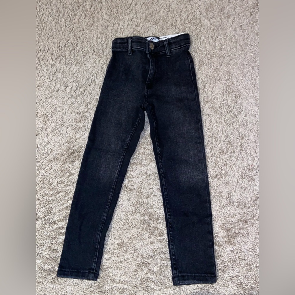 Zara black demin jegging for girls